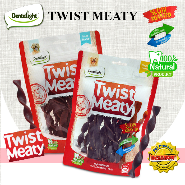 Dentalight Twist Meaty Snack - Treats